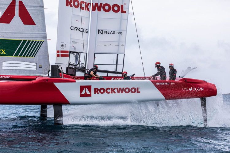 Immagine per articolo Una nuova partnership internazionale: One Ocean Foundation si unisce a ROCKWOOL e al Team SailGP della Danimarca