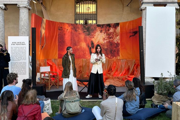 Immagine per articolo Arte e sostenibilità: la nuova installazione di One Ocean Foundation per la Milano Design Week 2024