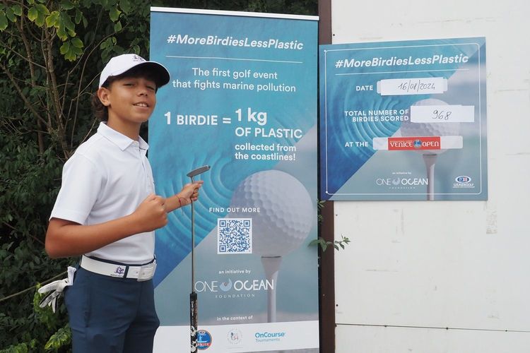 Immagine per articolo More Birdies Less Plastic Initiative: great success at the US Kids Venice Open 2024